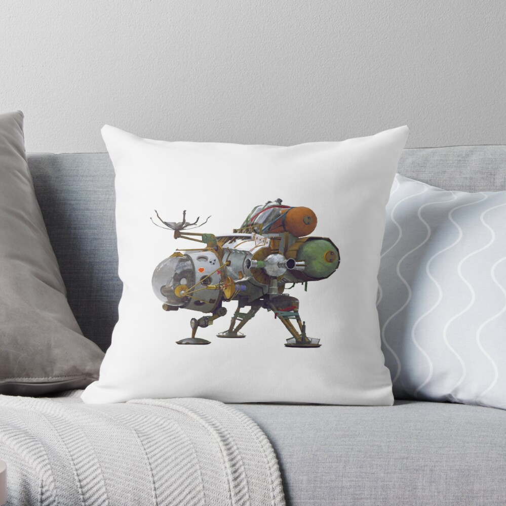 Outer Wilds Space Ship Throw Pillow